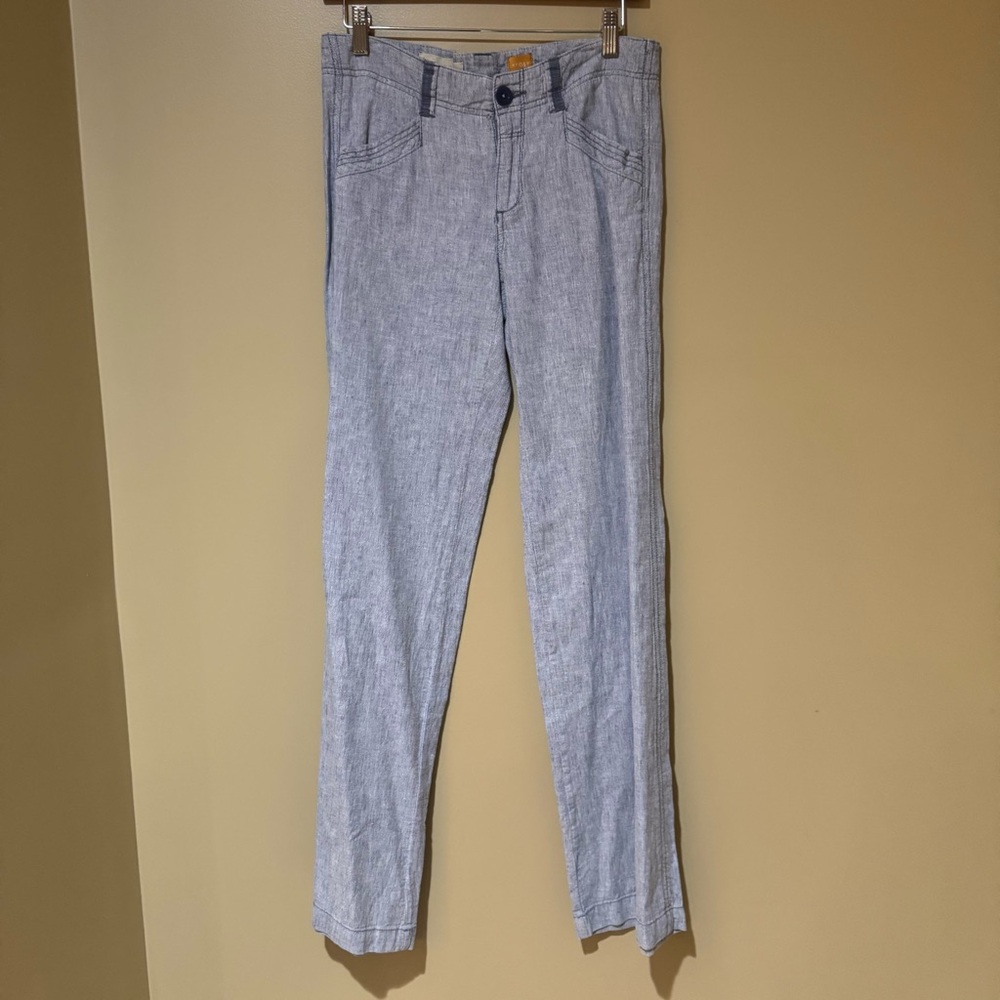 Pilcro from Anthropologie – Light Blue Pinstripe
Pants Size 4 Tall